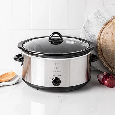 Complete Cuisine Steady Cook Slow Cooker (Stainless Steel)