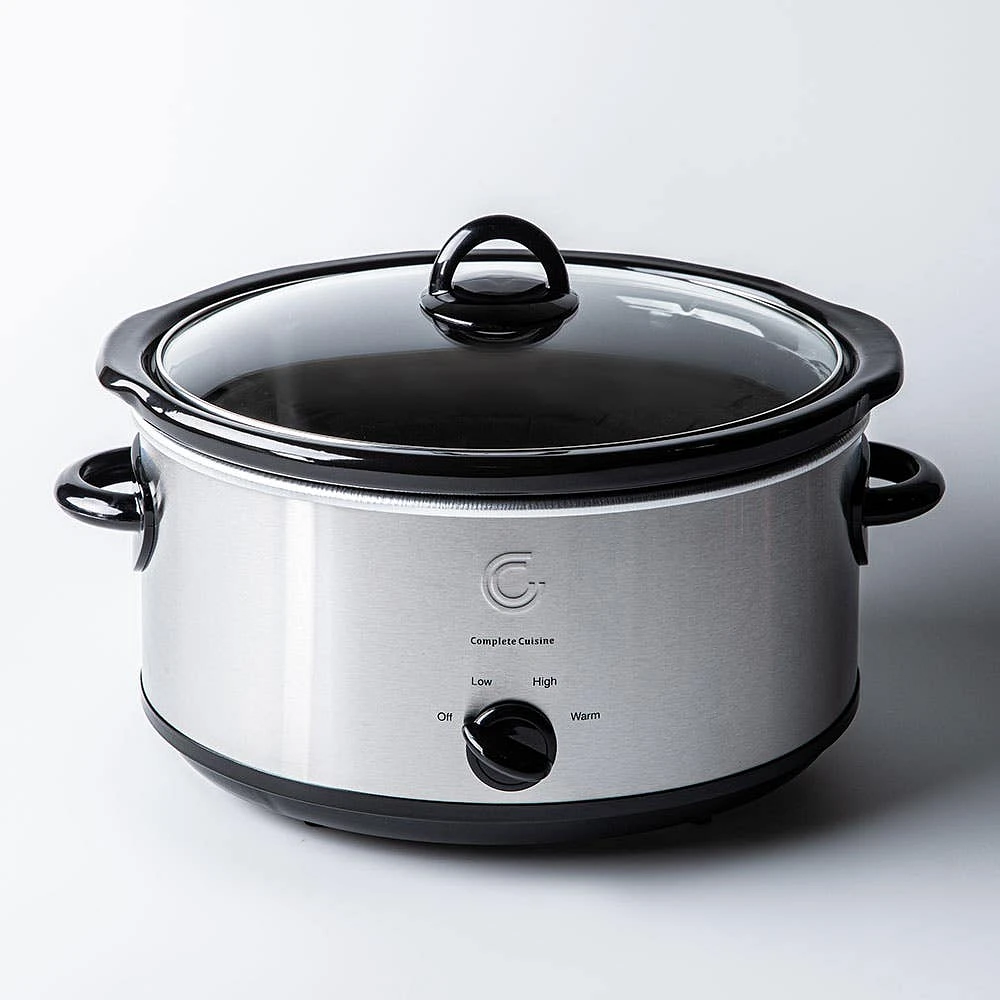 Complete Cuisine Steady Cook Slow Cooker (Stainless Steel)