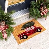 Harman Christmas 'Car' Coir Doormat (Multi Colour)