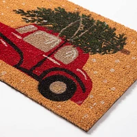 Harman Christmas 'Car' Coir Doormat (Multi Colour)