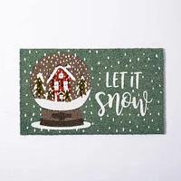 Harman Christmas 'Let It Snow' Coir Doormat (Multi Colour)