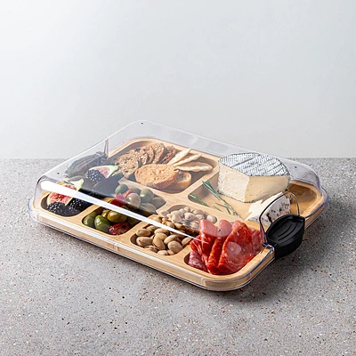 Kamenstein Buil-A-Board Portable Charcuterie Tray (Natural)