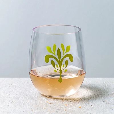 KSP Sip 'Verde' Stemless Wine Glass 423ml/14oz.