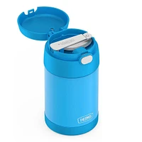 Thermos Thermal Food Storage Jar w/Spoon 16oz. (Electric Blue)