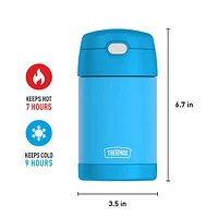 Thermos Thermal Food Storage Jar w/Spoon 16oz. (Electric Blue)