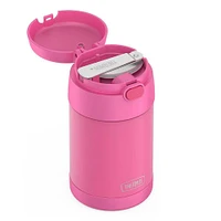 Thermos Thermal Food Storage Jar w/Spoon 16oz. (Neon Pink)