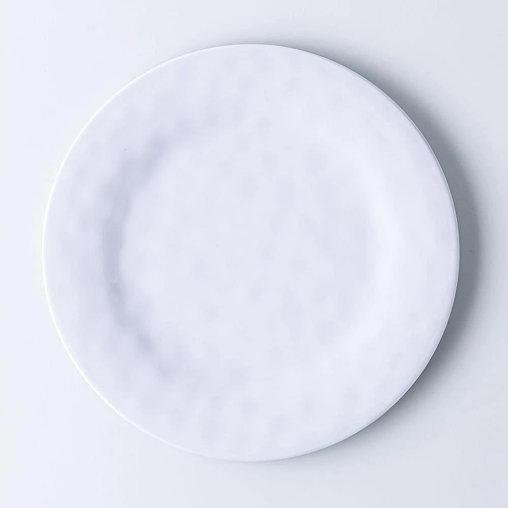 KSP Drift Melamine Dinner Plate 10.5" Dia. (White)