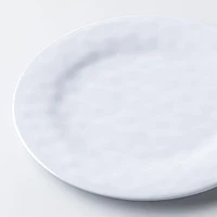 KSP Drift Melamine Dinner Plate 10.5" Dia. (White)