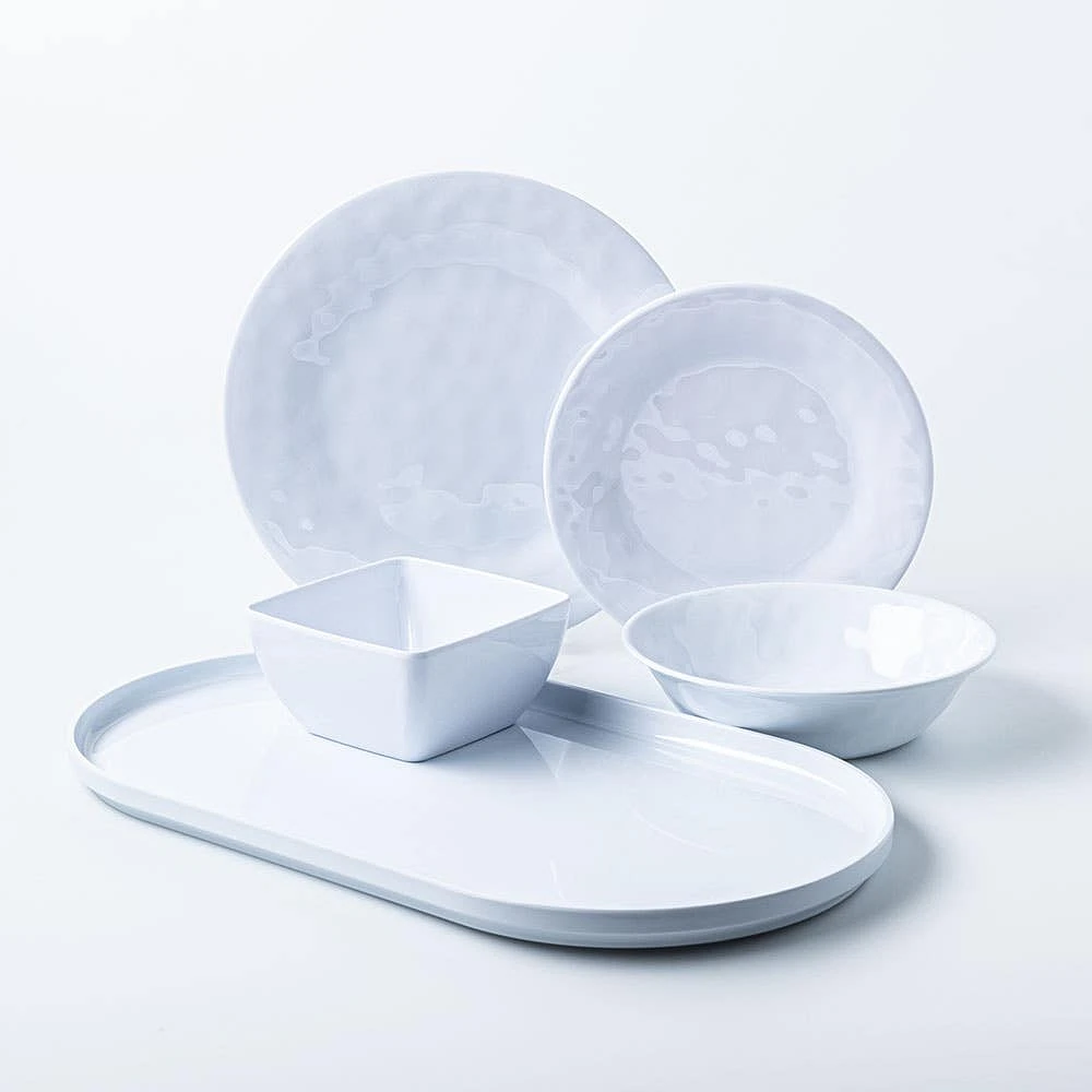 KSP Drift Melamine Side Plate 8.5" Dia. (White)