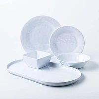KSP Drift Melamine Side Plate 8.5" Dia. (White)