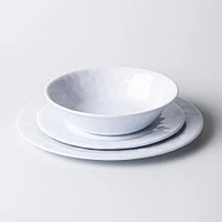KSP Drift Melamine Side Plate 8.5" Dia. (White)