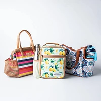 Fit & Fresh Cloverdale 'Colourful Stripe' Thermal Lunch Bag