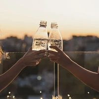 Sodastream Fuse2 'My Only Bottle' Plastic Soda Bottle (Clear/Black)