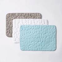 Harman Embossed Stone Memory Foam Bathmat