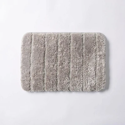 Harman Luxe Ribbed Memory Foam Bathmat