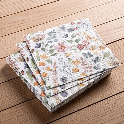 Harman 3-Ply 'Watercolour Garden' Paper Napkin - Set of 20