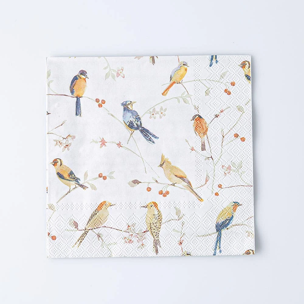 Harman 3-Ply 'Birds' Paper Napkin - Set of 20 (Multi Colour)