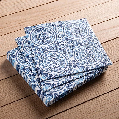 Harman 3-Ply 'Medallion' Paper Napkin - Set of 20 (Blue)