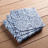 Harman 3-Ply 'Medallion' Paper Napkin - Set of 20 (Blue)