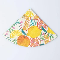 Harman 3-Ply 'Citrus' Wedge Shaped Paper Napkin - Set of 20