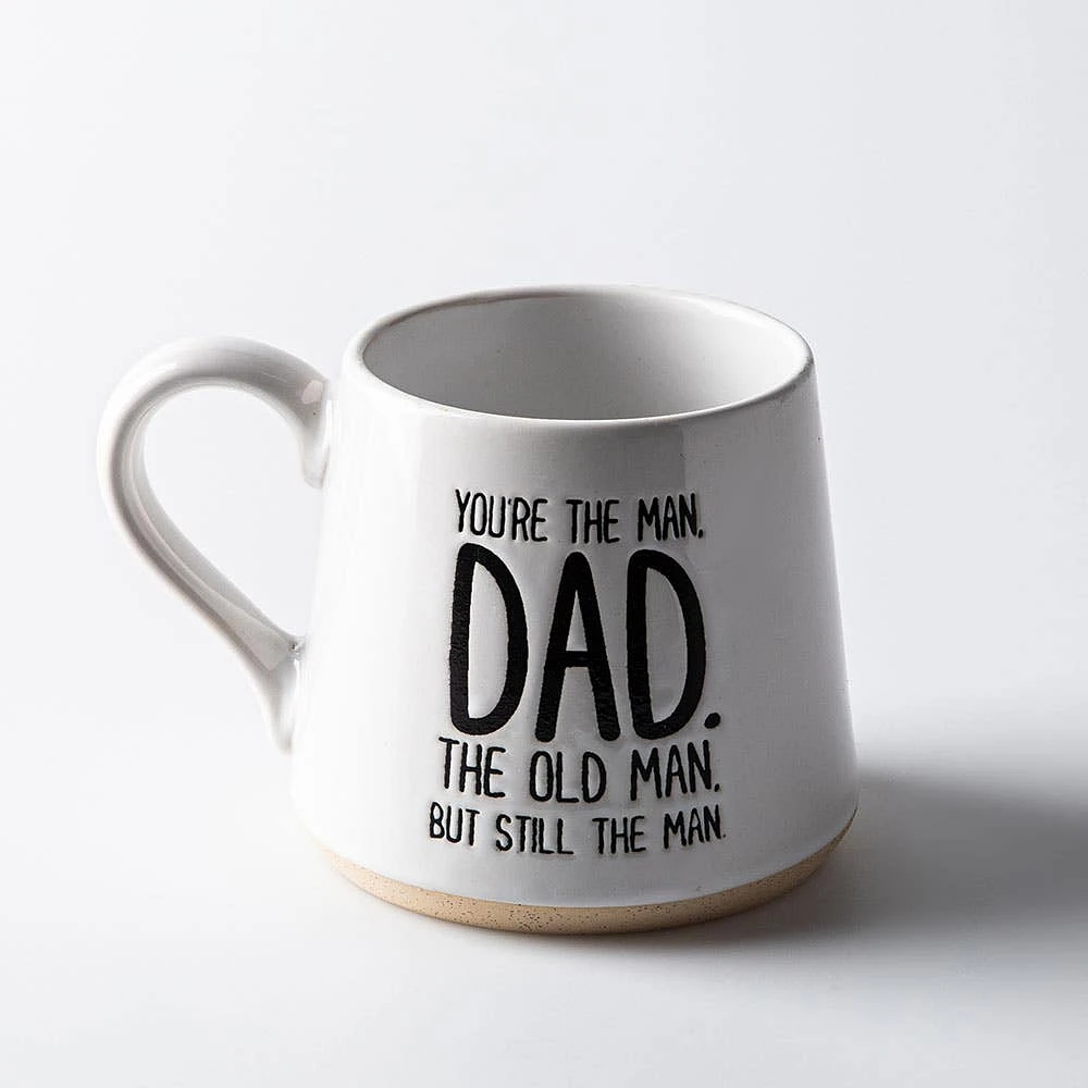 Koppers Big Bottom 'Youre The Man Dad' Mug 16oz. (White/Black)