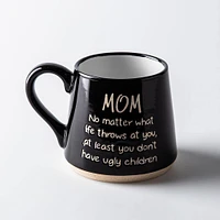 Koppers Big Bottom 'Mom No Matter What' Mug 16oz. (Black/White)