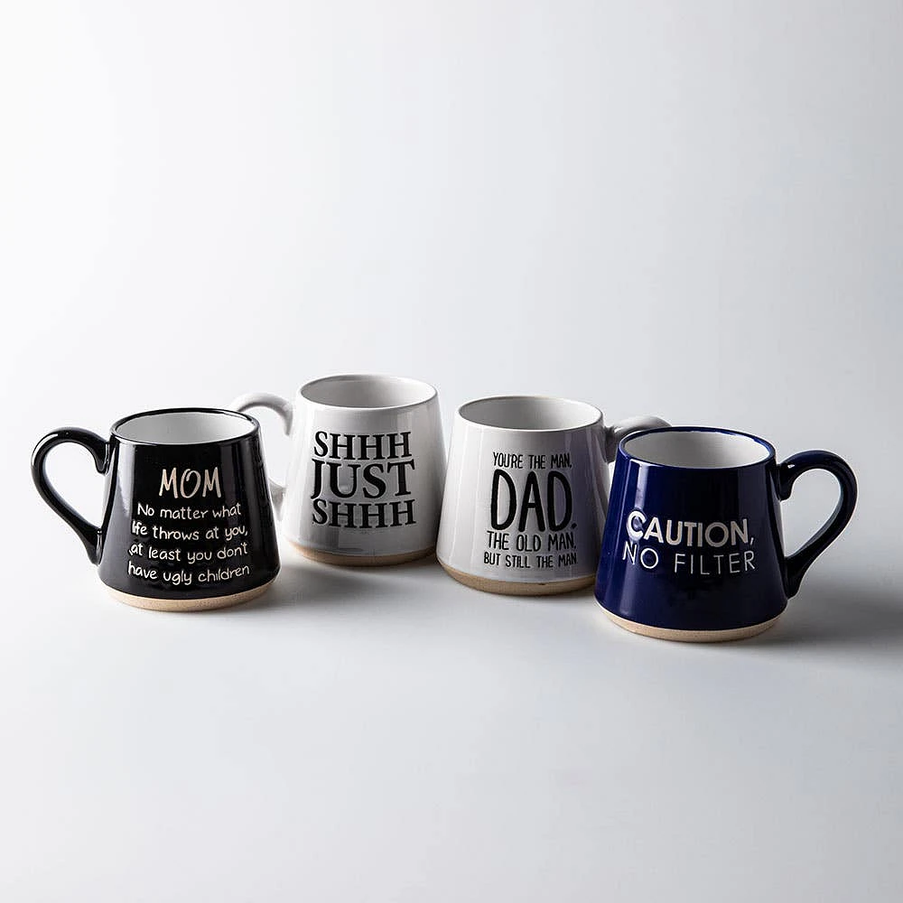 Koppers Big Bottom 'Mom No Matter What' Mug 16oz. (Black/White)