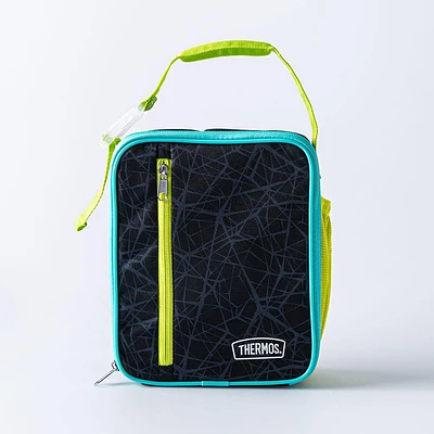 Thermos Icon Tween Series 'Black Sport Web' Upright Lunch Bag