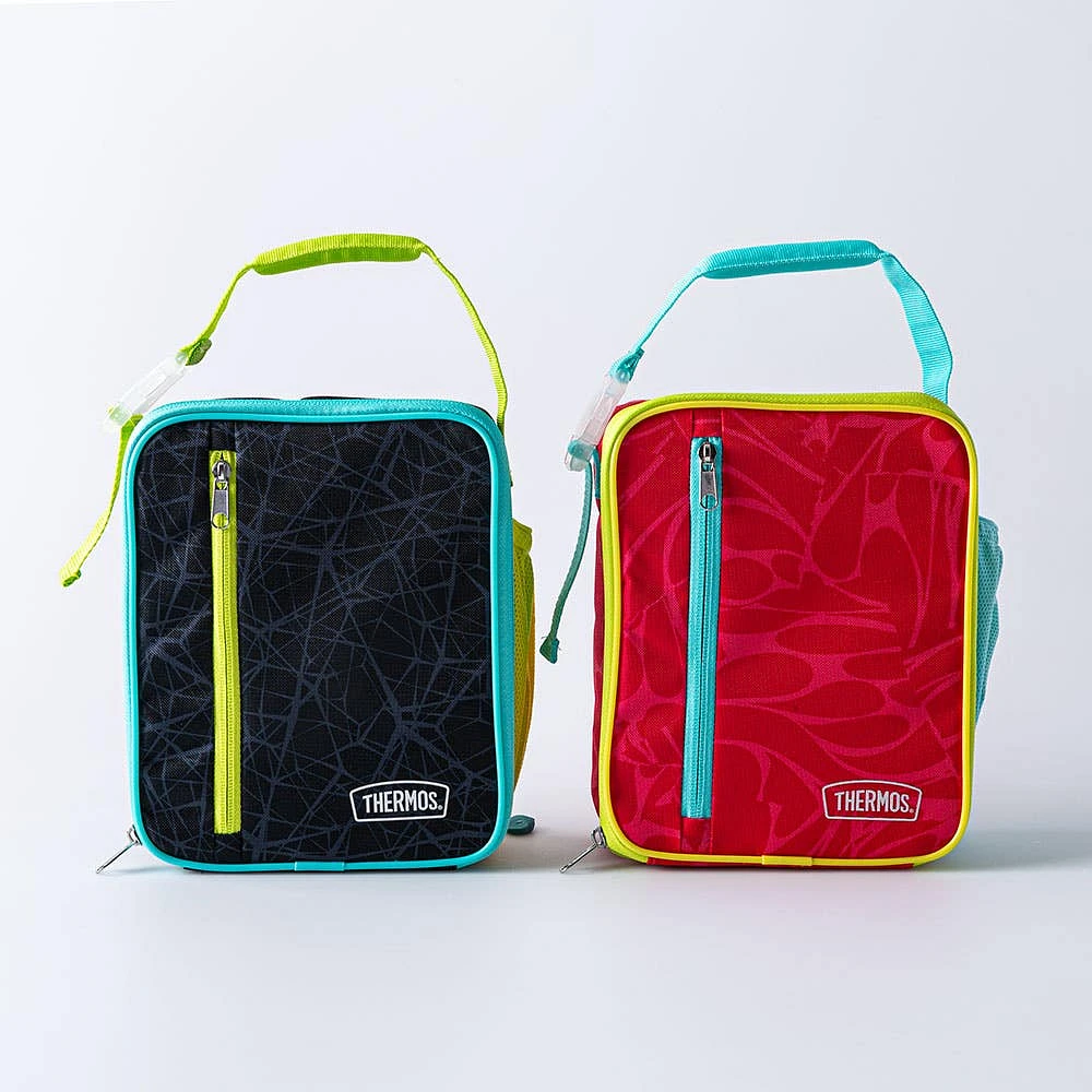 Thermos Icon Tween Series 'Black Sport Web' Upright Lunch Bag
