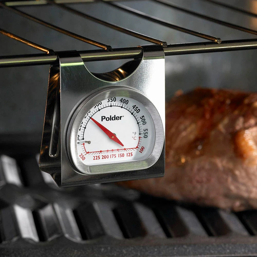 Polder Deluxe Thermometer Oven (Stainless Steel)