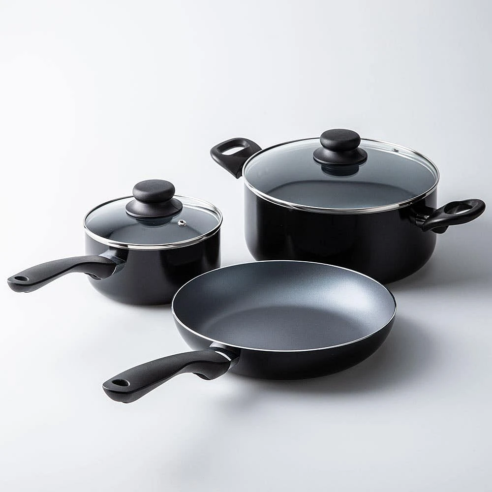 Starfrit Simplicity Cookware Combo - Set of 5 (Black)