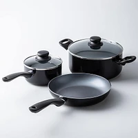 Starfrit Simplicity Cookware Combo - Set of 5 (Black)