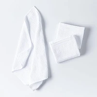 Harman Goods & Textiles Bar Mop Kitchen Towel - Set of 3 (White)