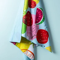 Waci Fast Drying 'Fruit Salad' Microfiber Beach Towel (Multi Colour)