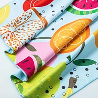 Waci Fast Drying 'Fruit Salad' Microfiber Beach Towel (Multi Colour)