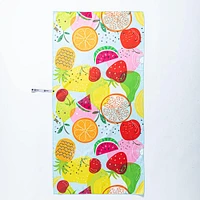 Waci Fast Drying 'Fruit Salad' Microfiber Beach Towel (Multi Colour)