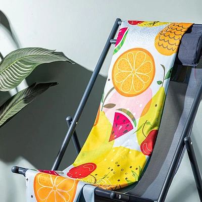 Waci Fast Drying 'Fruit Salad' Microfiber Beach Towel (Multi Colour)