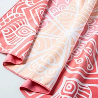 Waci Fast Drying 'Mandala Stripe' Microfiber Beach Towel (MultiColour)