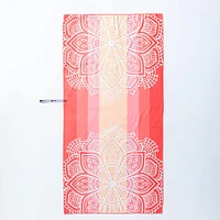 Waci Fast Drying 'Mandala Stripe' Microfiber Beach Towel (MultiColour)