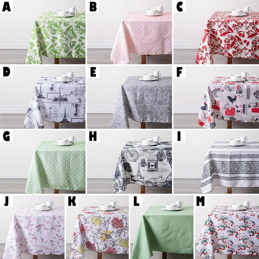 Myles Promo Polyester Tablecloth 54x70" (Asstd.)