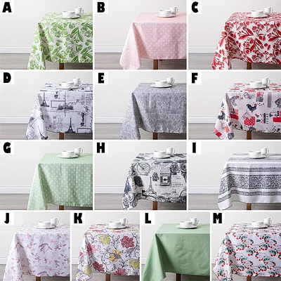 Myles Promo Polyester Tablecloth 54x70" (Asstd.)