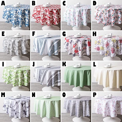 Myles Promo Polyester Tablecloth 60" Round (Asstd.)