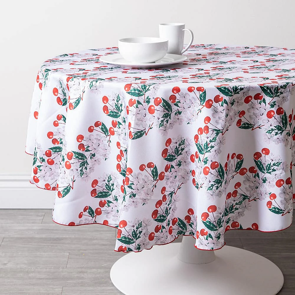 Myles Promo Polyester Tablecloth 60" Round (Asstd.)