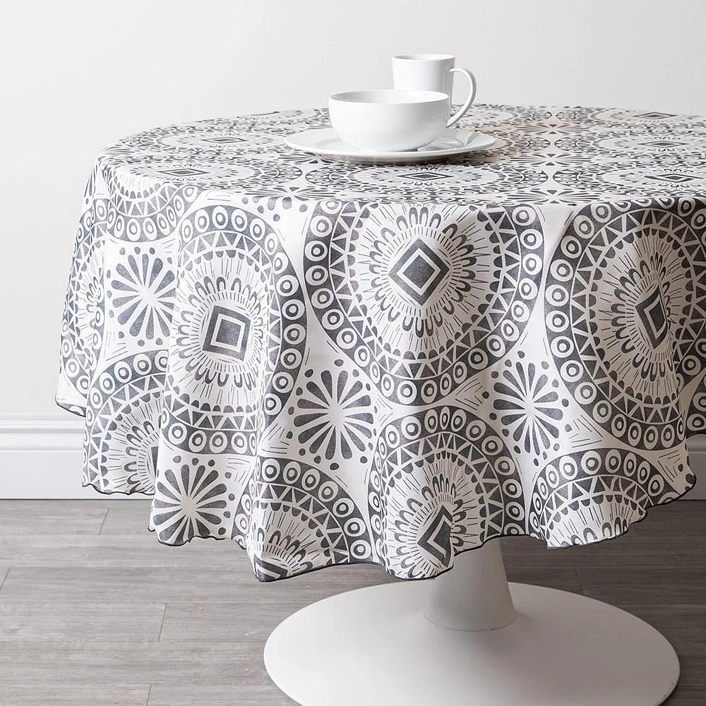 Myles Promo Polyester Tablecloth 60" Round (Asstd.)