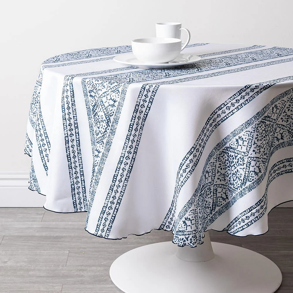 Myles Promo Polyester Tablecloth 60" Round (Asstd.)