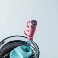 Pure Fun Straw 'Assorted' Straw Caps - Set of 4