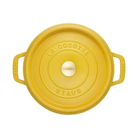 Staub France Cast Iron Round Cocotte (Citron)