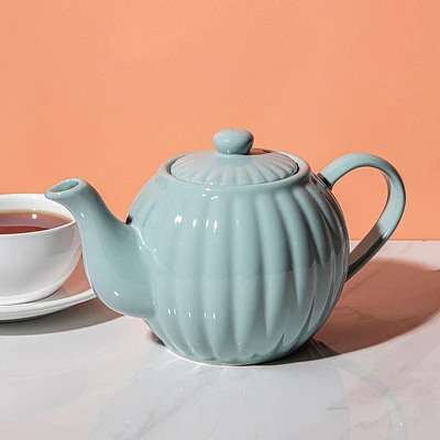 Price & Kensington Luxe Stoneware Teapot 6-Cup (Duckegg)
