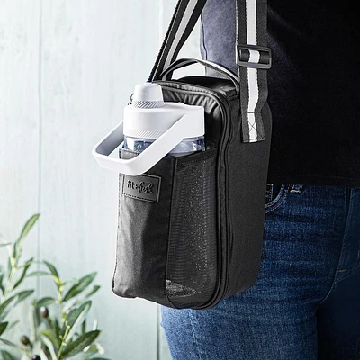 Fit & Fresh Nina Bottle Bag 5.5 x 4 x 10" (Black)