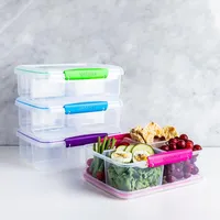 Sistema Klip It To Go Bright Tab Quad Split Container